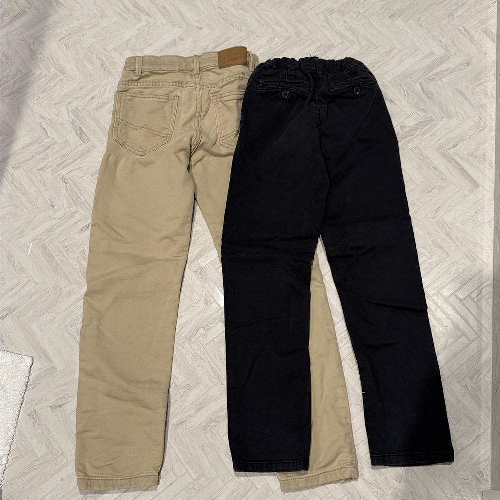 Mayoral set of 2 Chino Khaki pants, size 8 - Picture 5 of 7